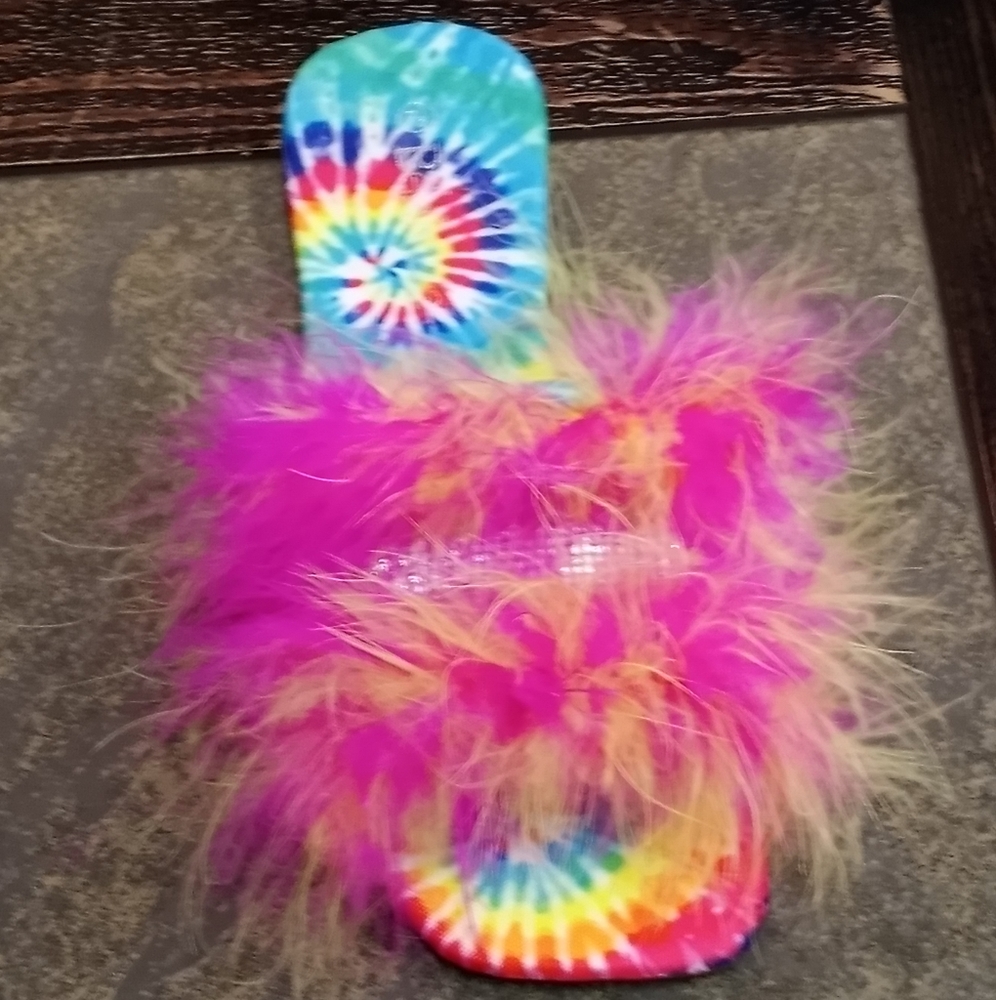 Multicolor slippers
